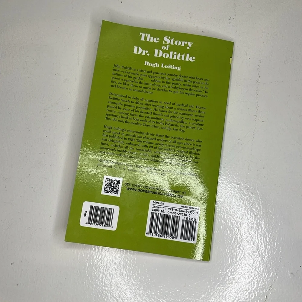 3/$9 youth novels, 3 animal themed books Story of Dr. Doolittle, Trumpet of Swan - Picture 3 of 10
